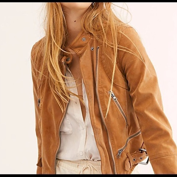 We The Free Jackets & Blazers - Free People Fenix Vegan Motto Jacket